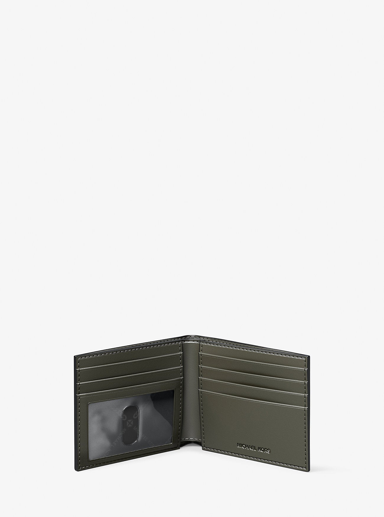 Hudson Pebbled Leather Billfold Wallet