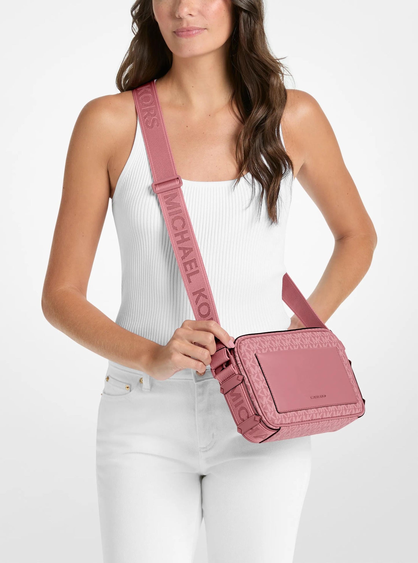 Maeve Large Signature Logo Crossbody Bag
