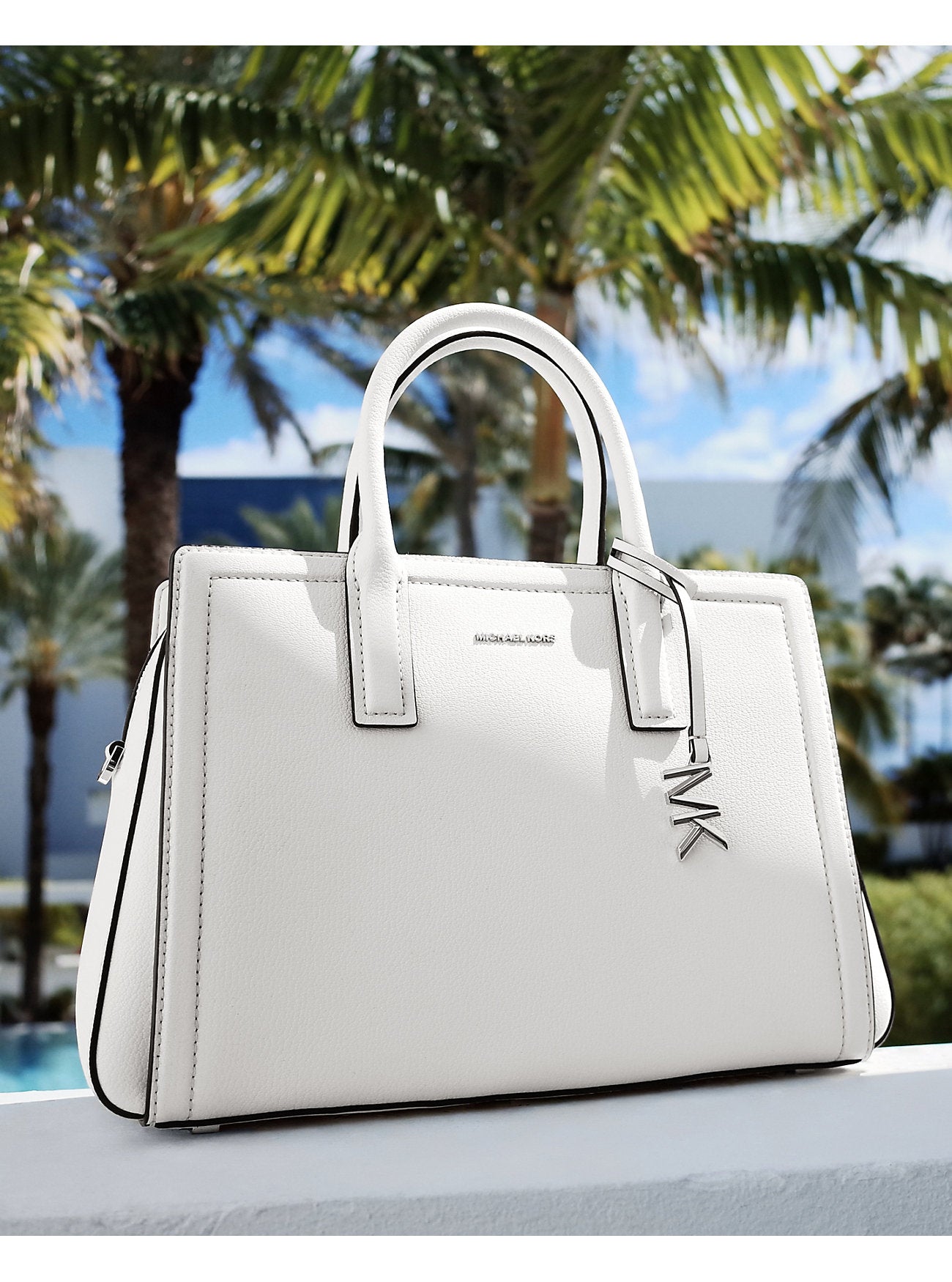 Laila Medium Leather Satchel