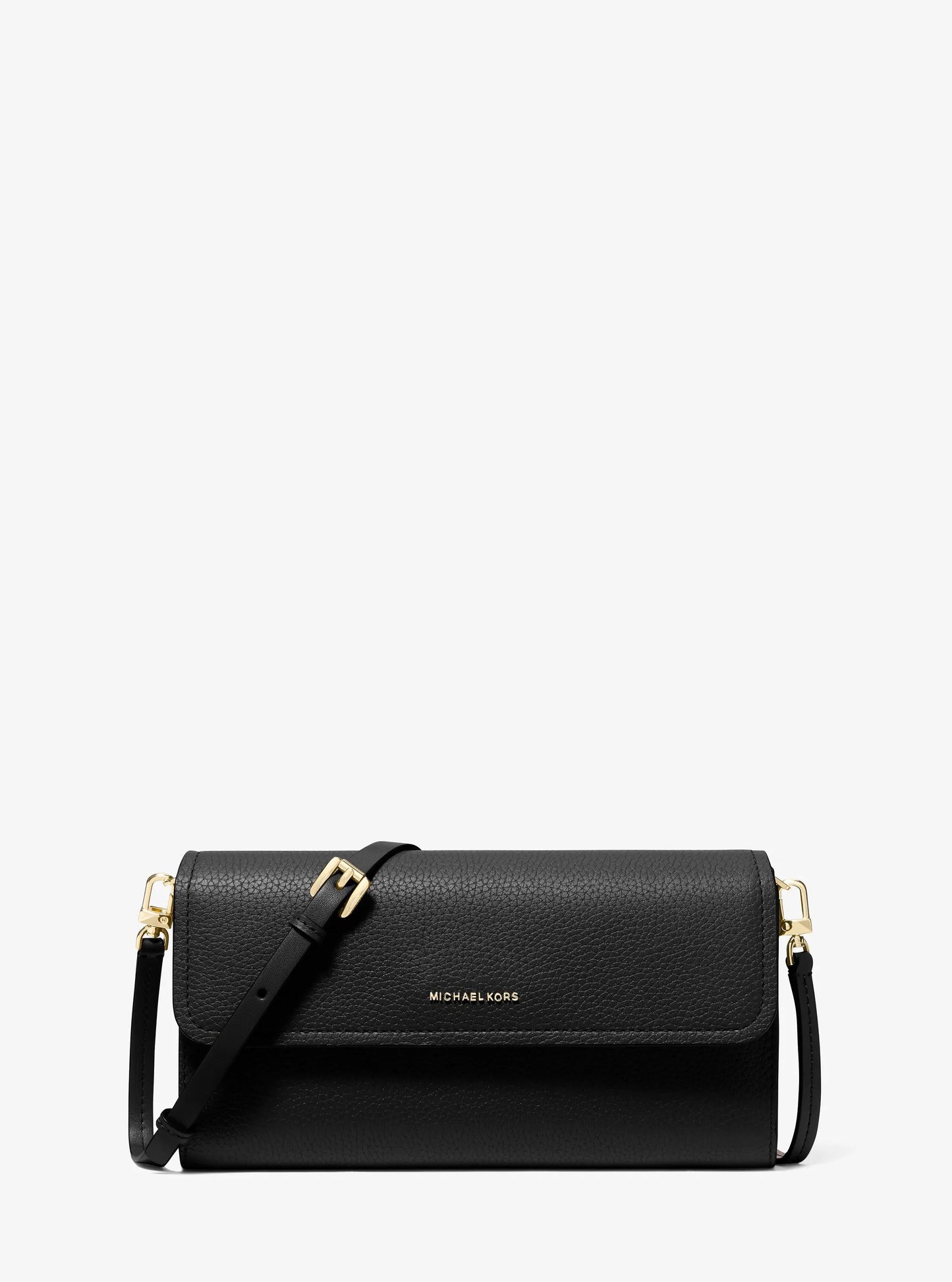 Jet Set Small Pebbled Leather Smartphone Crossbody Bag