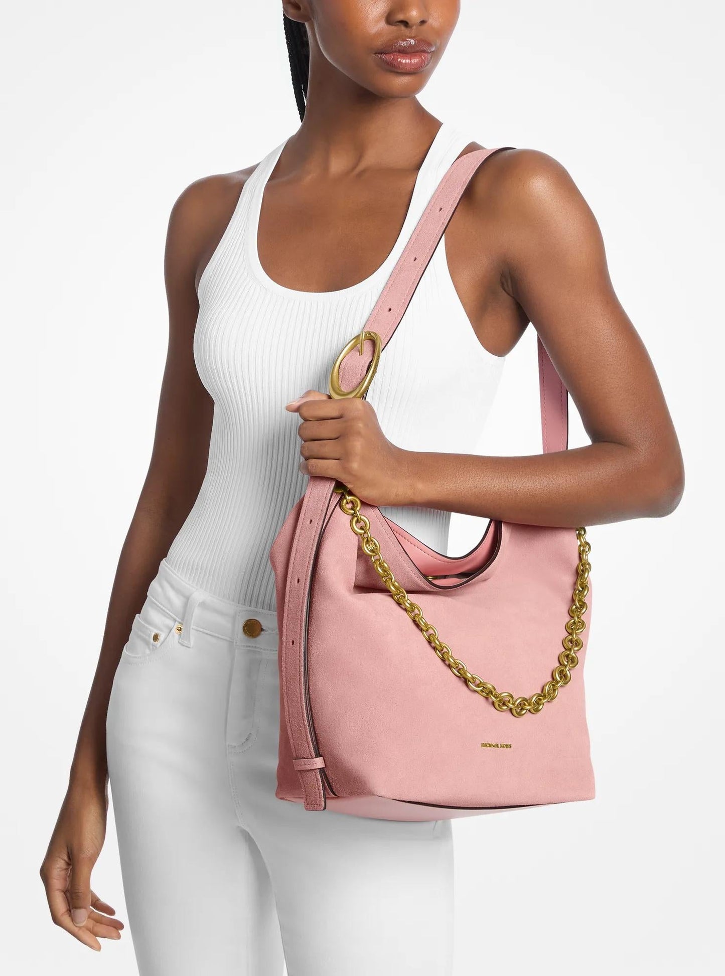 Nolita Large Suede Bucket Tote Bag