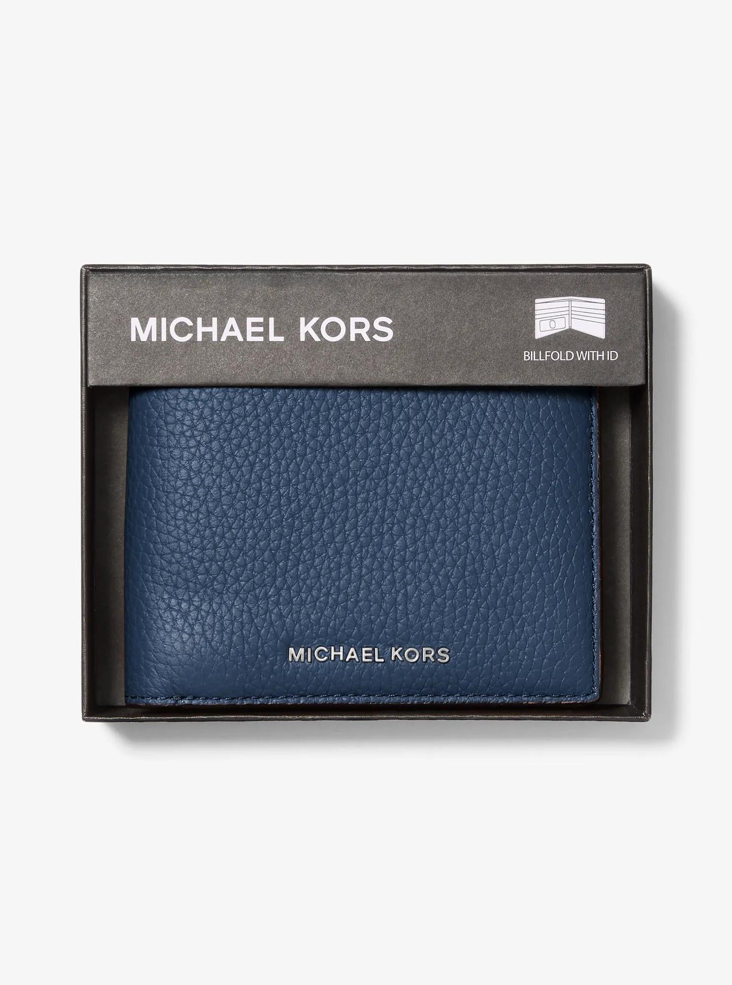 Hudson Pebbled Leather Billfold Wallet