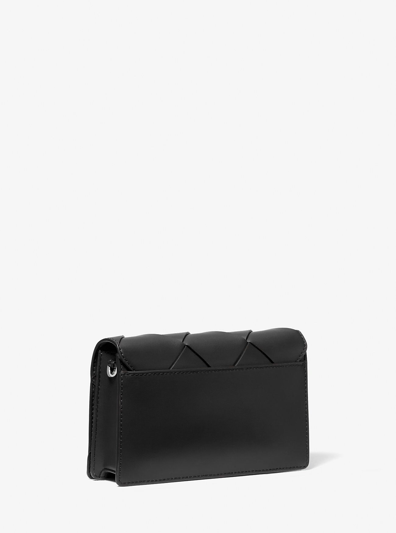 Jet Set Medium Woven Leather Crossbody Bag